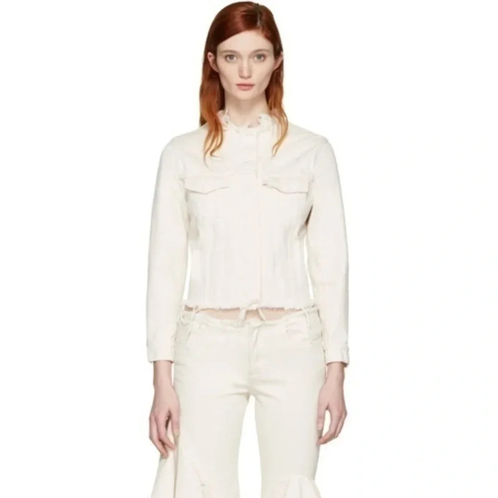 Marques Almeida denim off white jacket